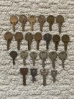 Lot of (23) Vintage Master Lock Co. Padlock Keys-Walking Lion, Etc. Made in USA — photo 6