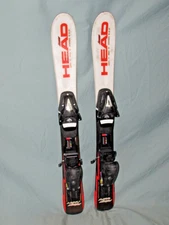 Head TEAM Super Shape kid's jr skis 77cm w/ Tyrolia SP 4.5 DEMO youth bindings ~