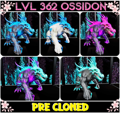 Ossidon 978MD/145PTS Lvl 362 NEW TOP STAT CLONES ARK  Survival Ascended ASA PVE