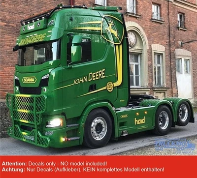 TRUCKMO DECALPRINTING TRUCKMO Decals John Deere - Scania S CS20HD Highline 100786 1:87 Herpa Modelle