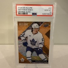 2024-25 Upper Deck Allure - Matthew Knies #87 Orange Slice