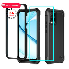 Case for Blu View 5 Pro with Screen Protector Full Body 5 Pro, Black