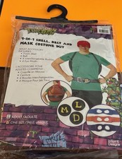 Adult Teenage Mutant Ninja Turtles Mutant Mayhem 4in1 Costume Kit 1424 Halloween