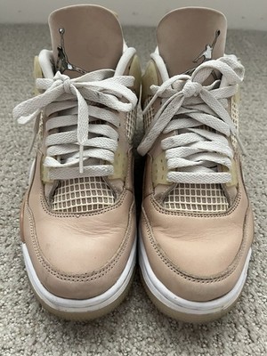 Air Jordan 4 Retro Women's Size 9 Shimmer  Metallic Silver