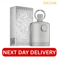 BRAND NEW AFNAN SUPREMACY SILVER EDP FOR MEN 100ML - [FREE NEXT DAY UK DELIVERY]
