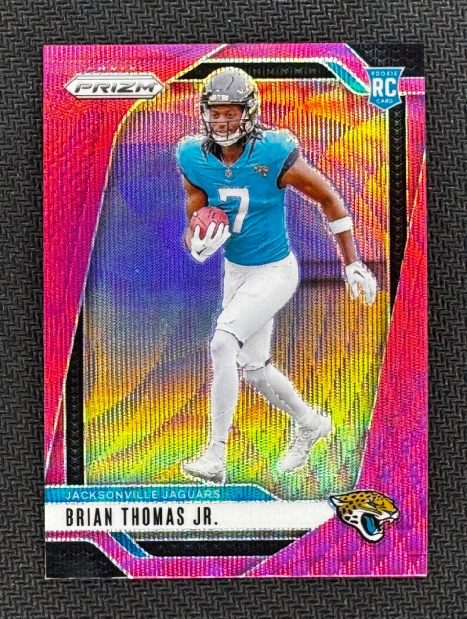 2024 Panini Prizm - Rookie Brian Thomas Jr. #314 Pink Wave Prizm (RC)