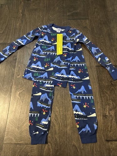 Hanna Andersson The Polar Express Believe Train Boys Girls Size 5 Pajama SET