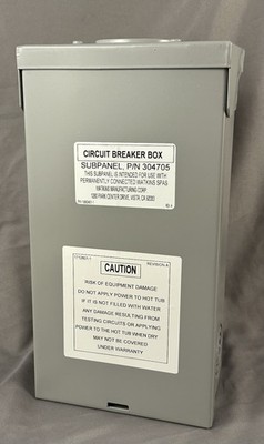 Watkins Mfg Circuit Breaker Box Sub-panel P/N 304705 Siemens 50amp Outdoor GFCI