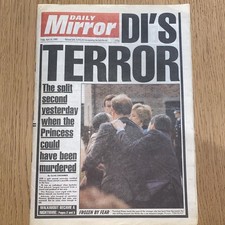 Tagesspiegel, Freitag 14. April 1989. Lady Diana, Lulu, Bobby Robson, Cloughy.  