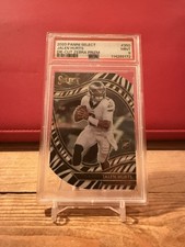 2020 Panini Select - Field Level Die-Cut Jalen Hurts #350 Zebra Prizm (RC) PSA 9