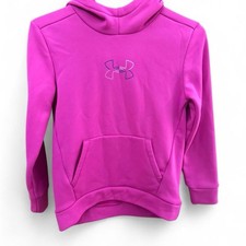 NWOT Under Armour pink hoodie Size youth Medium.perfect condition