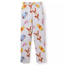 Disney Store Winnie the Pooh Sleep Pants for Adults Size L New