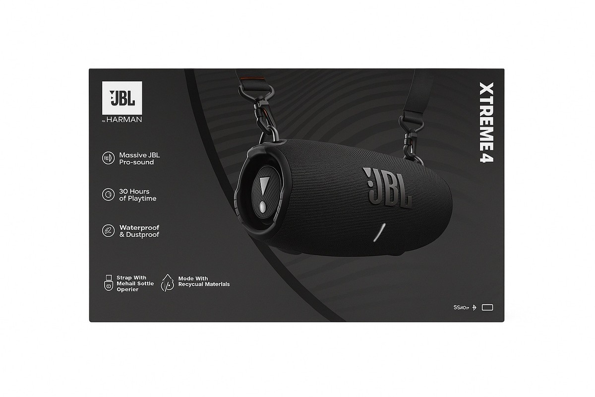 JBL Xtreme 4 Portable Wireless Waterproof Speaker Black JBL Xtreme 4 Portable Wireless Waterproof Speaker Black