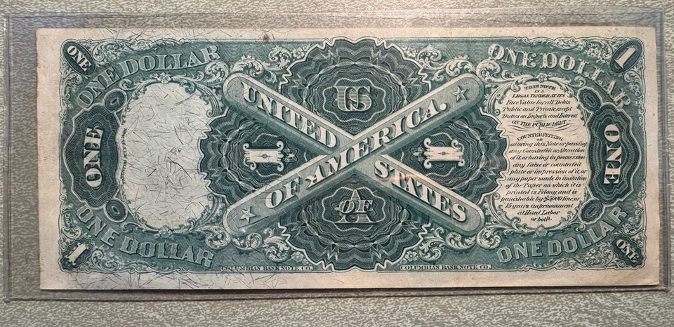 1875 US $1 Legal Tender Note – Vintage Paper Money - Image 2 of 2