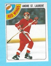 1978-79 OPC 32 Andre St Laurent Detroit Red Wings! EXMT!  *SET BREAK*
