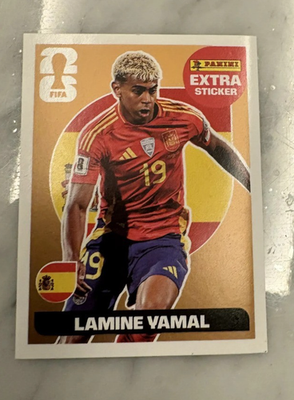 Lamine Yamal Extra Sticker Bronze World Cup 2026 Panini | eBay