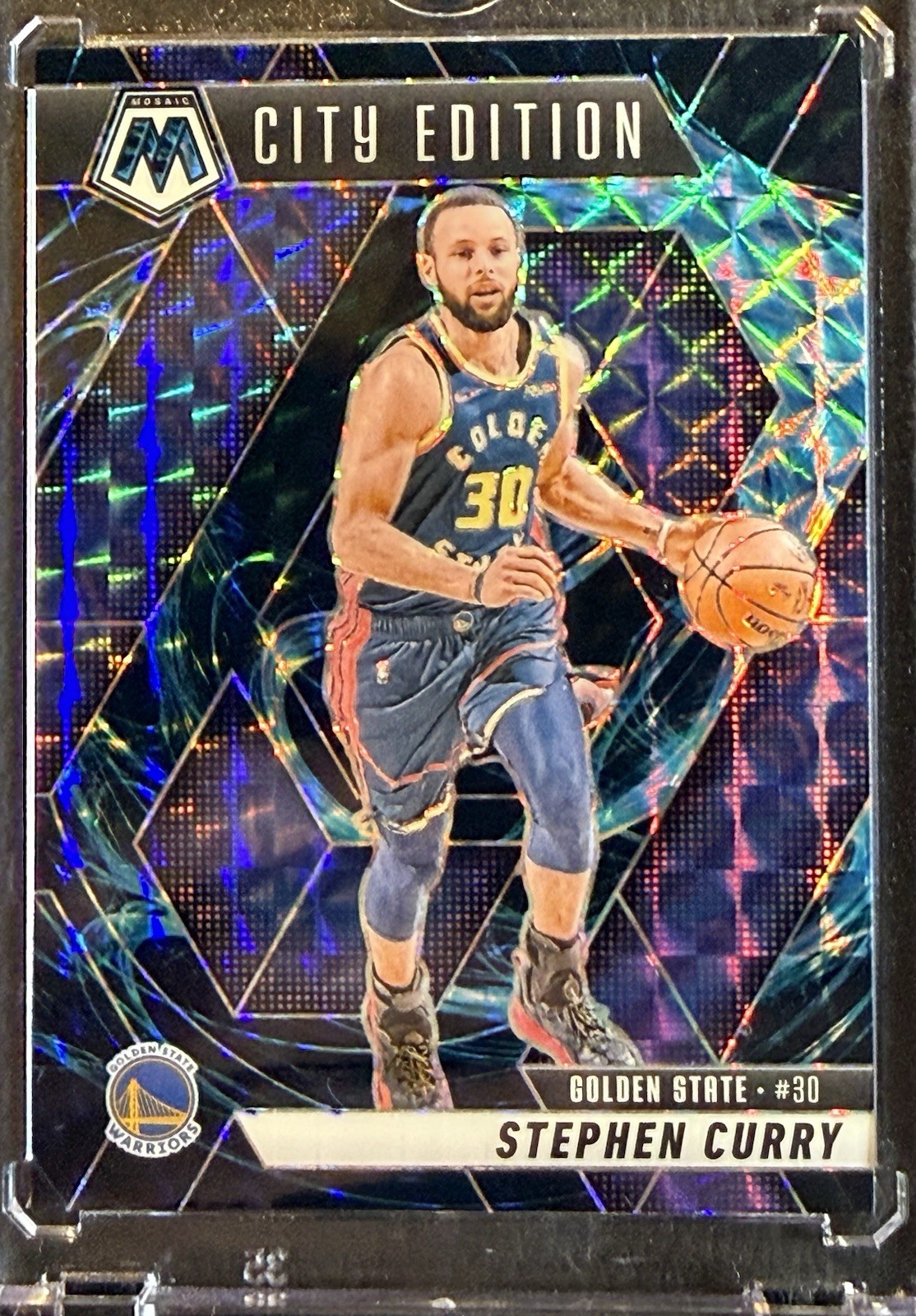 2024-25 Panini Mosaic - City Edition Stephen Curry #272 Genesis Mosaic Prizm