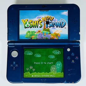 New Nintendo 3DS XL LL Blue Console *Dual IPS* *LCD Blotch* w/ Extras US Seller