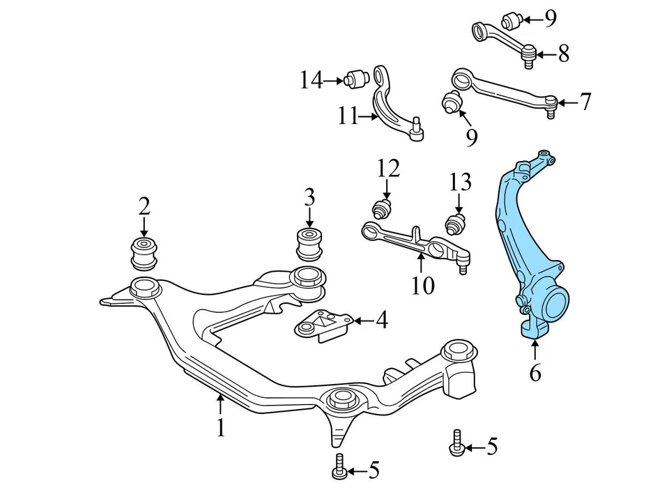 1998-2001 AUDI A6 QUATTRO 2,8 л - передний правый шпиндель с подшипником колеса - Изображение 3 из 4