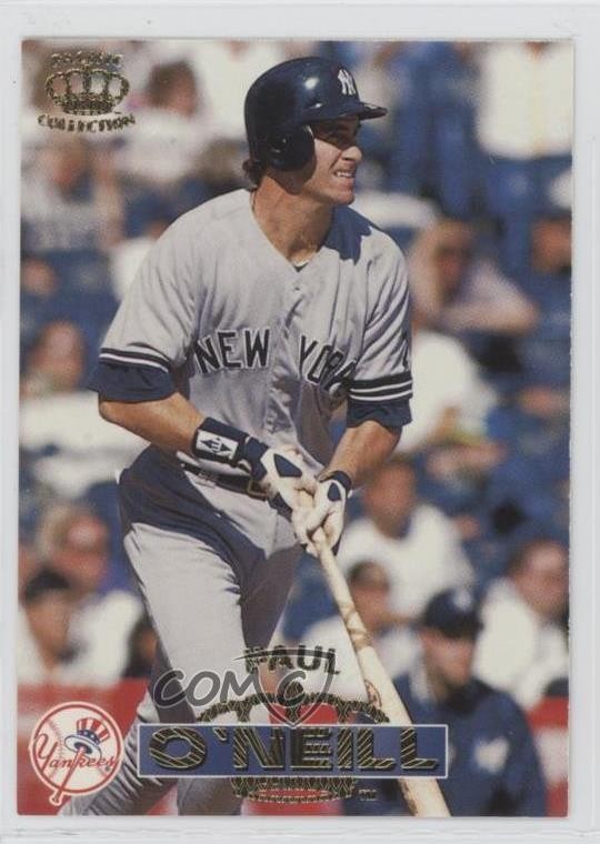 1996 Pacific Crown Collection Paul O'Neill #384 6ly