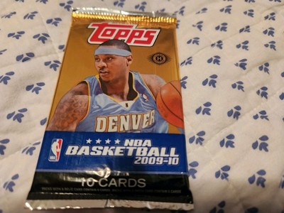 2009-10 TOPPS BASKETBALL CARD HOBBY PACK STEPHEN CURRY CHROME