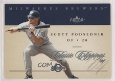 2004 Fleer Classic Clippings Scott Podsednik #43 0c4