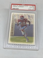 2008 Upper Deck Masterpieces Jamaal Charles Rookie PSA 10 GEM MT Chiefs RC POP 6