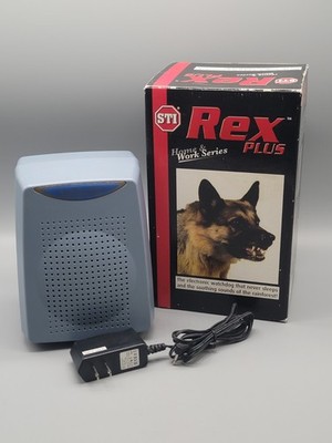 STI Rex Watch Dog ED-50 Electronic Barking Dog Alarm w/ Power Cable Works!! READ