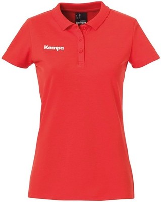 FanSport24 Kempa Women's Handball Polo Shirt T-Shirt, red, size XS