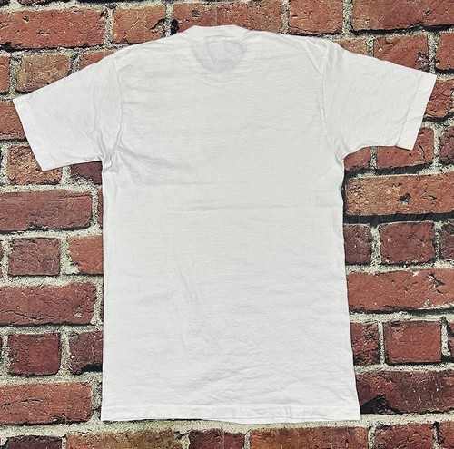 Vintage JC Penney Plain White Blank T Shirt Single Stitched 70s 80s Men’s Medium - Picture 3 of 7