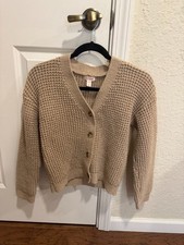 Beige Kids Cardigan