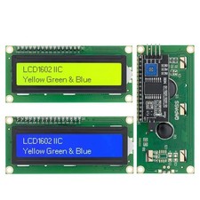 LCD 1602 I2C Display Module Blue Green Screen 5V PCF8574 IIC Adapter for Arduino