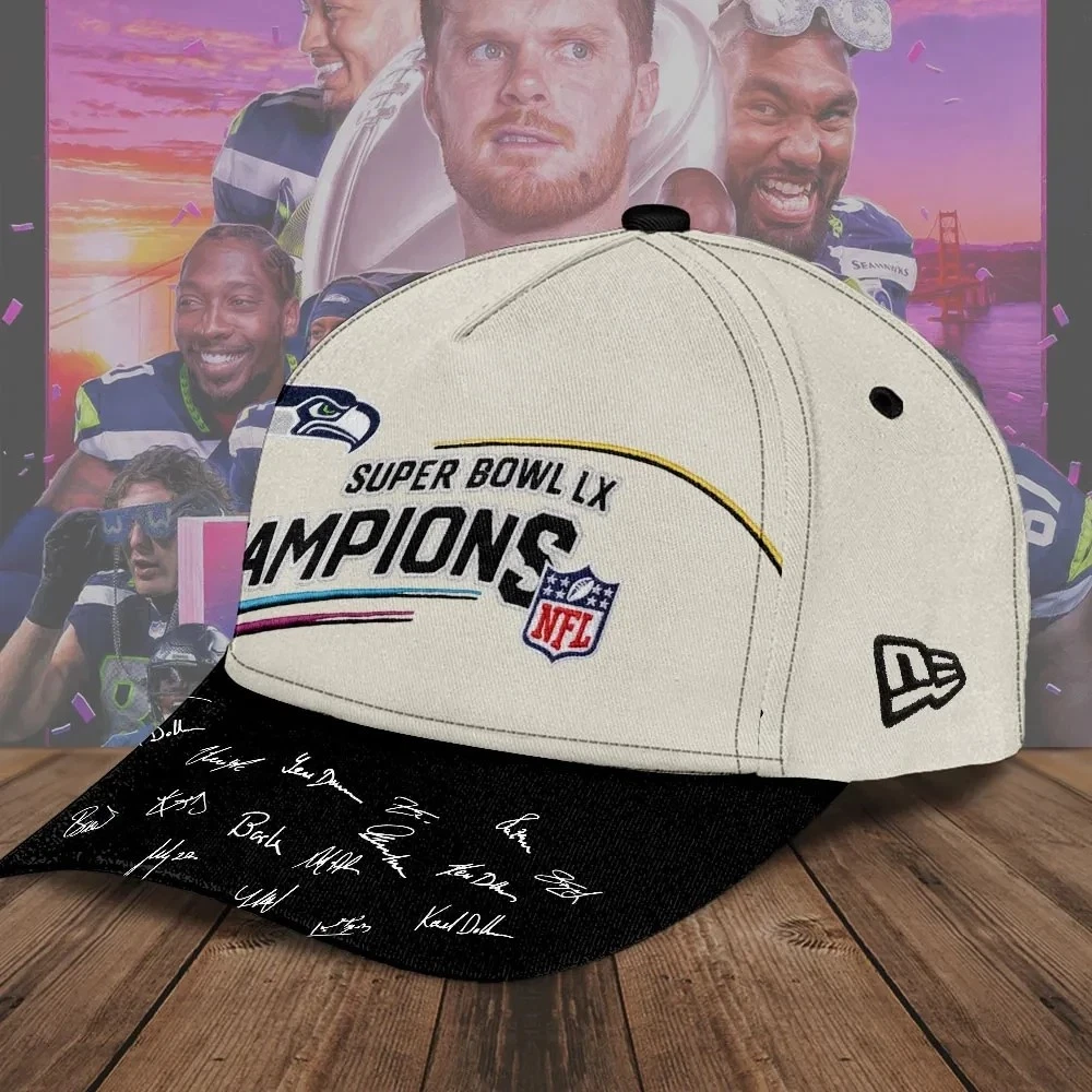 Seahawks 2025 SB LX Champions Classic Cap