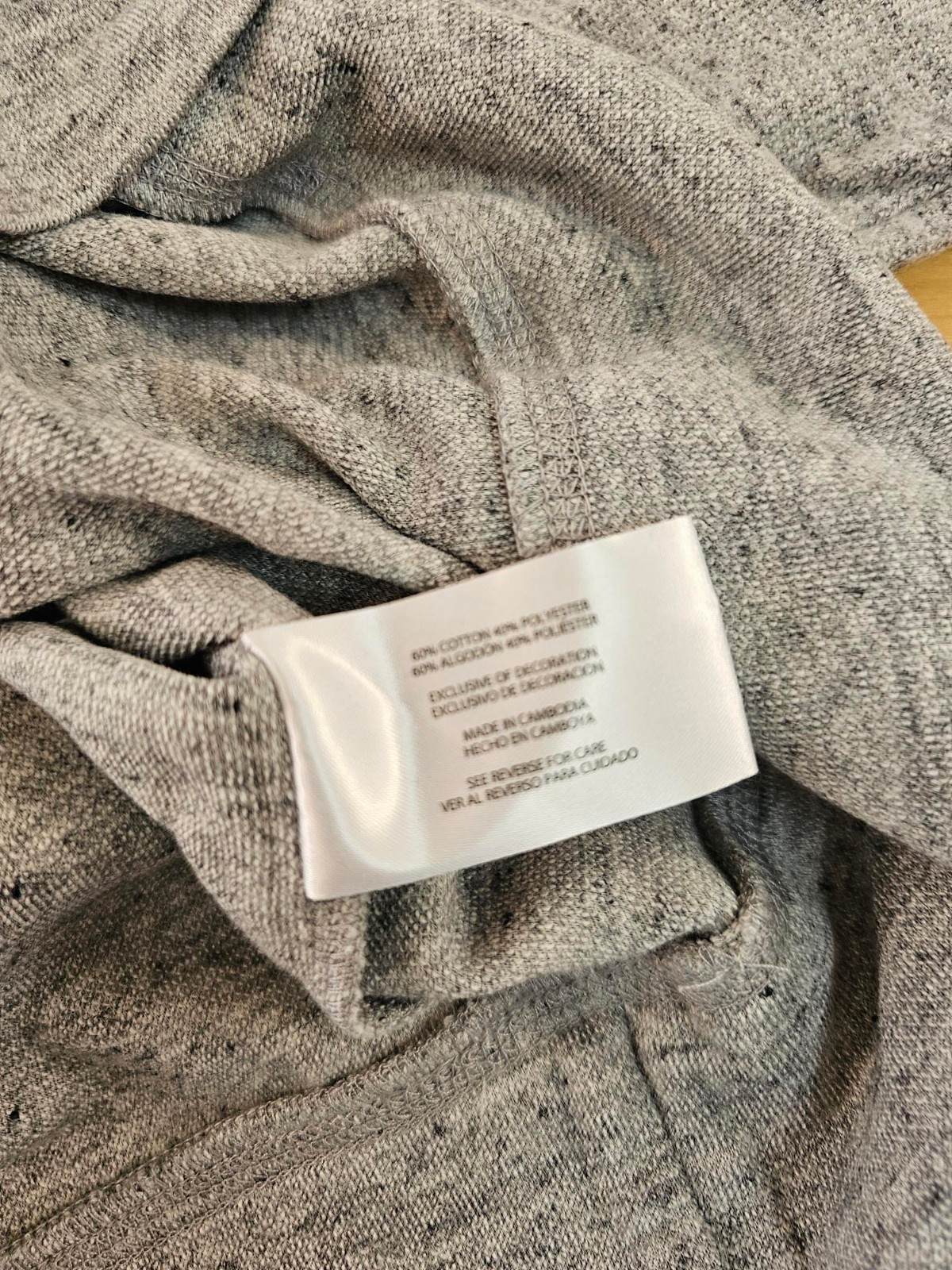 S / SMALL - GREY - Banana Republic Men's Long Sleeve Pullover Sweatshirt - Thumbnail 4