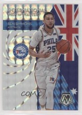 2019 Panini Mosaic International Men of Mastery Silver Prizm Ben Simmons #3 zk7