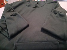 Dark Green Hooded Fleece Lined Tracksuit L Unisex
