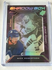 2020-21 UD SPX Shadow Box Rookies #SB-13 Nick Robertson Maple Leafs
