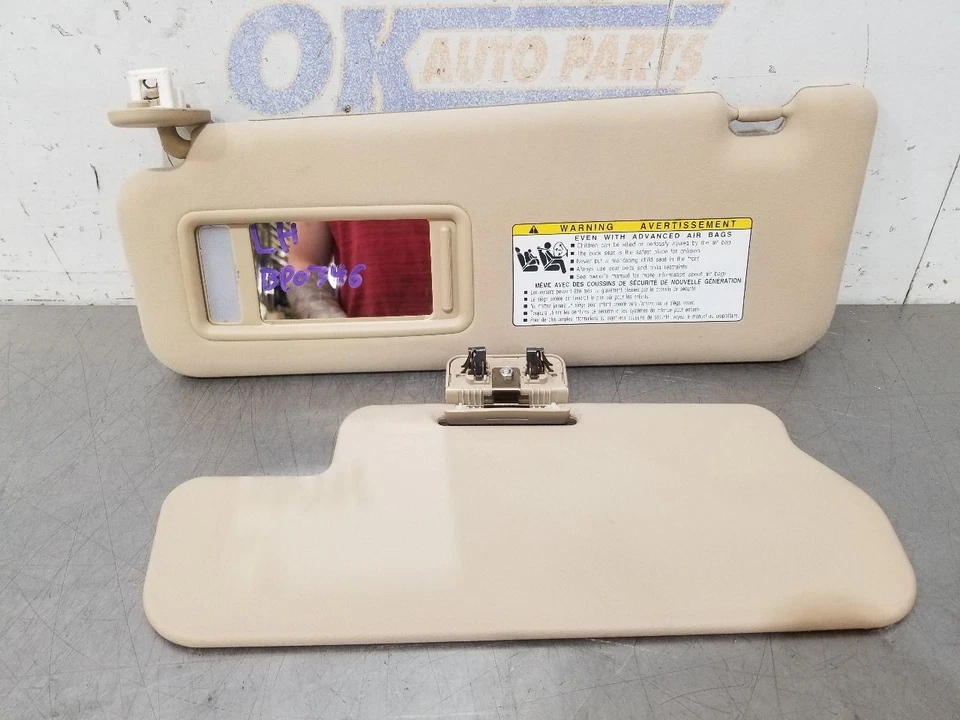 08 2008 LEXUS LX570 JUEGO PARASOL BEIGE ILUMINADO CONDUCTOR IZQUIERDO Foto 4 de 4