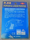 Vintage Mini Gun Laser Pointer Cat Keychain P.58 ZL China 3" - Unused — photo 2