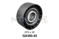 SNR GA350.43 Umlenk-/FüHrungsrolle, Keilrippenriemen FüR BMW