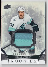 2022-23 UD The Cup Exquisite Patch Rookie Shane Wright Rookie /99 Seattle Kraken