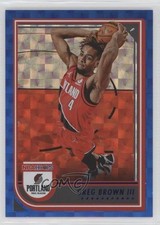2022-23 Panini NBA Hoops Hyper Blue Greg Brown III #214 0r5l