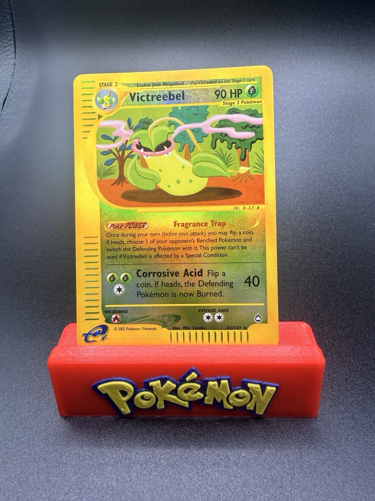 Victreebel 42/147 Aquapolis 2002 Reverse Holo Rare Pokémon Card NM
