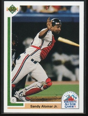 Sandy Alomar Jr. 1991 Upper Deck Final Edition #81F  Cleveland Indians  All-Star