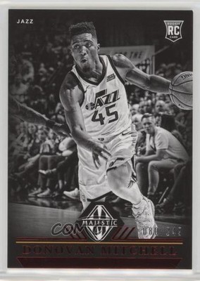 2017 Panini Chronicles Majestic Red 80/249 Donovan Mitchell #304 Rookie RC 04uf