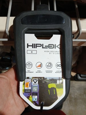 Hiplok Easy Carry D Bike Cycle Cycling Security Anti Theft Lock - Black