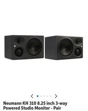 2x Neumann KH 310 Active Speaker Powered Stud...