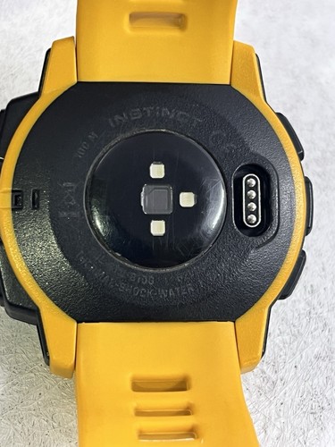 Garmin Instinct Watch with GPS Heart Rate Monitoring I Sunburst Yellow - Picture 3 of 8
