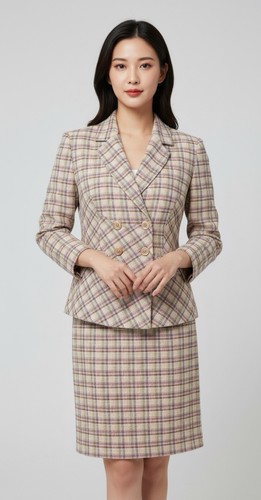 Chloé, Chloe For Bergdorf Goodman set tuta rosa vintage blazer giacca gonna taglia XS