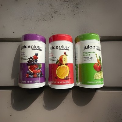 Juice Plus Trio Vegetable Berry & Fruit Blends 360 Capsules 2 Mo Supply exp07/27